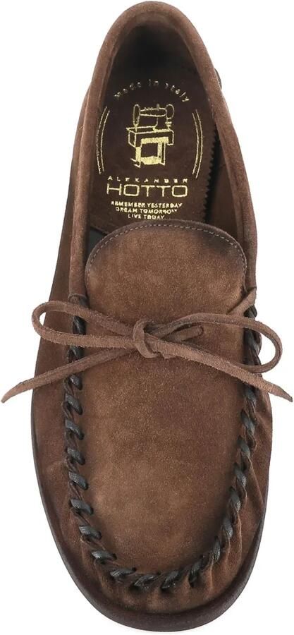 Alexander Hotto Suède loafers Bruin - Foto 3