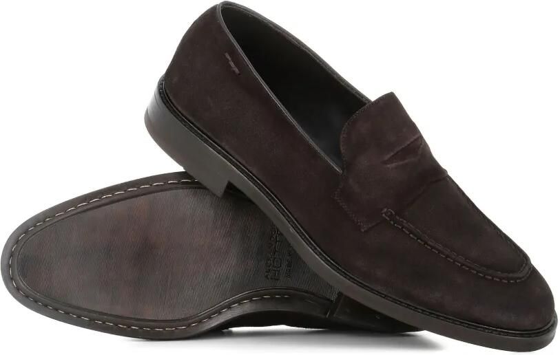 Alexander Hotto Suède loafers Bruin - Foto 2