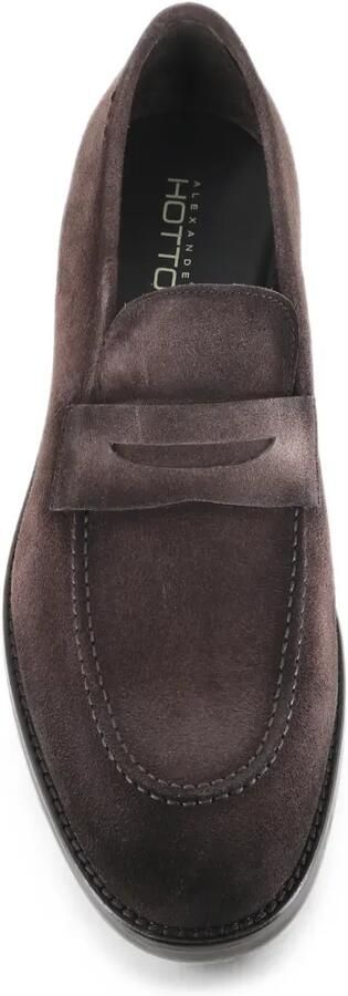 Alexander Hotto Suède loafers Bruin - Foto 5
