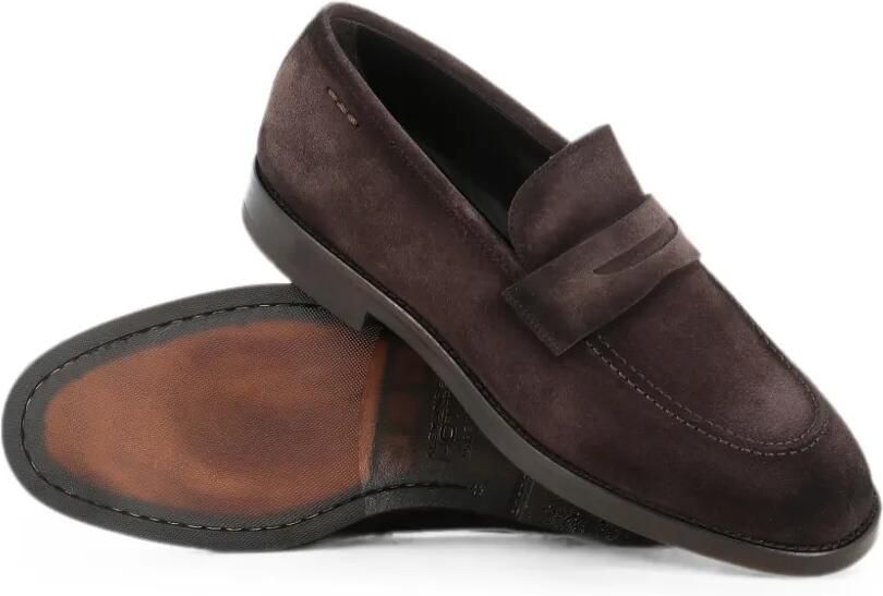 Alexander Hotto Suède loafers Bruin - Foto 3
