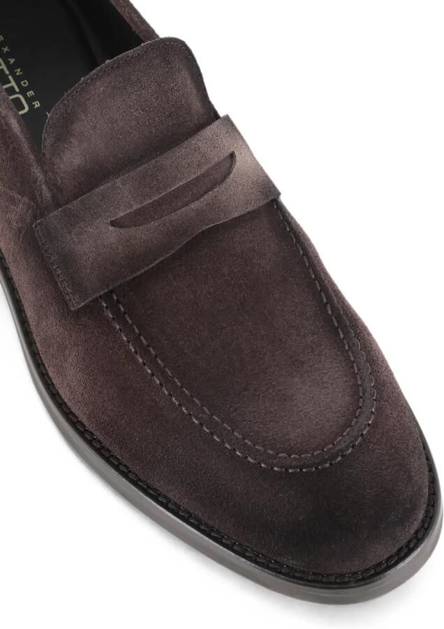 Alexander Hotto Suède loafers Bruin - Foto 2