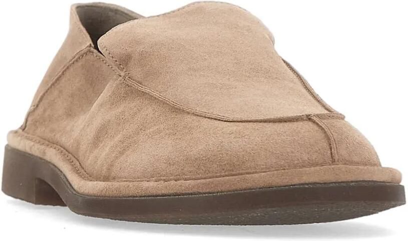 Alexander Hotto Suède loafers met vouwbare hak Beige - Foto 3