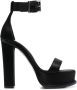 Alexander McQueen Sandalen met plateauzool Zwart - Thumbnail 1