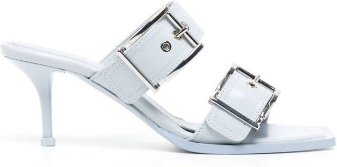 Alexander McQueen Sandalen met gesp Blauw