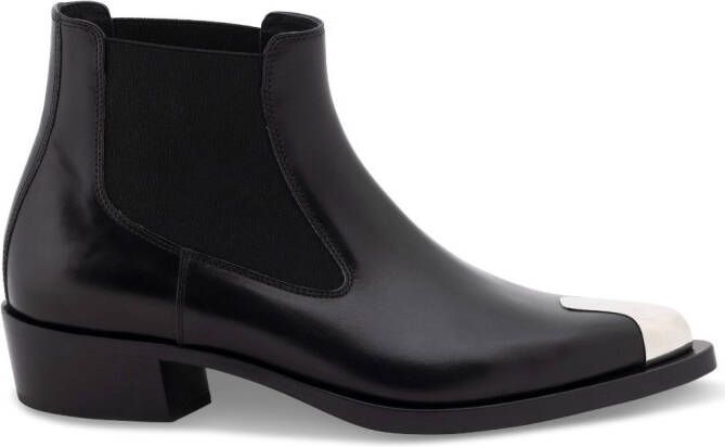Alexander McQueen Punk laarzen Zwart