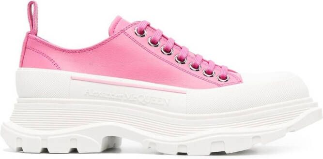 Alexander McQueen Sneakers met plateauzool Roze