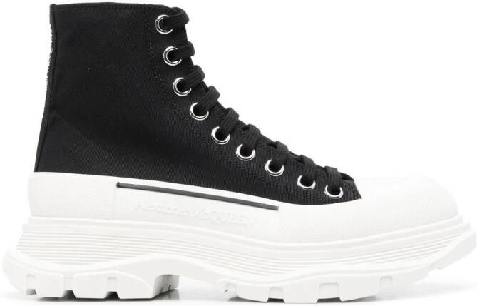Alexander McQueen Tread Slick laarzen Zwart