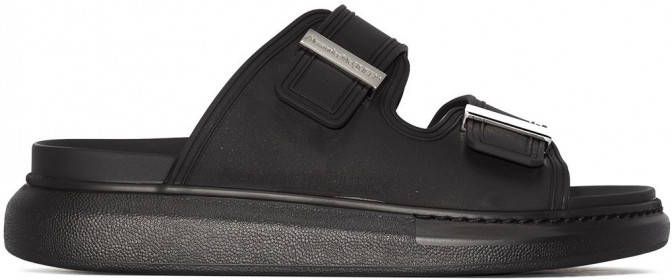 Alexander McQueen Hybrid sandalen Zwart