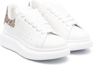 Alexander McQueen Kids Sneakers met plateauzool Wit