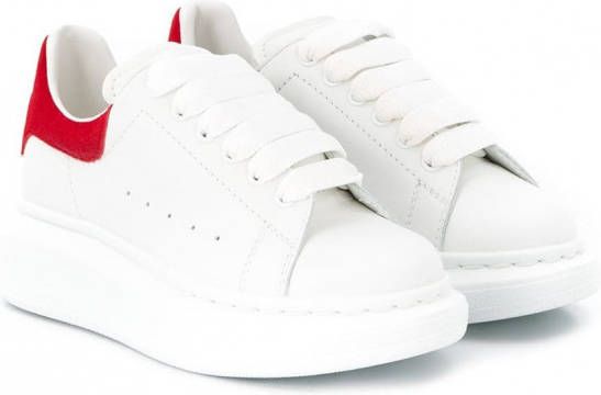 Alexander McQueen Kids Oversized sneakers Wit