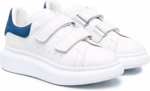 Alexander McQueen Kids Sneakers met klittenband Wit