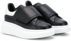 Alexander McQueen Kids Sneakers met klittenband Zwart