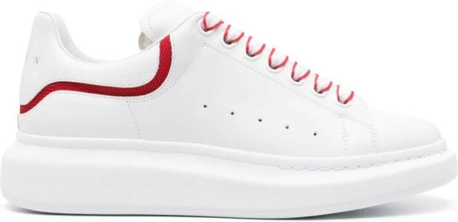 Alexander McQueen Leren sneakers Wit