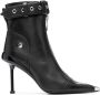 Alexander McQueen Leren laarzen Zwart - Thumbnail 1