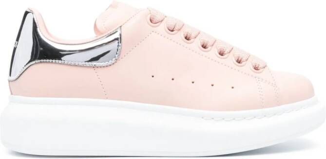 Alexander McQueen Leren sneakers Roze