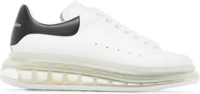 Alexander McQueen Leren sneakers Wit