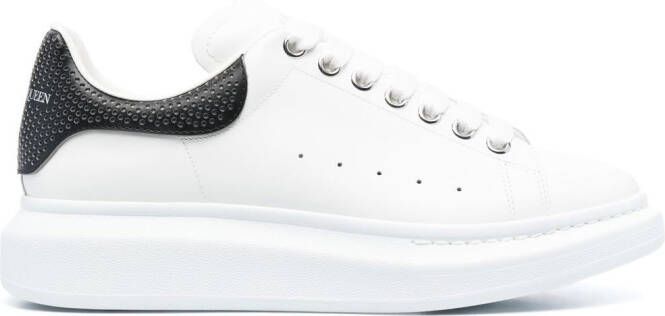 Alexander McQueen Leren sneakers Wit