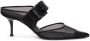 Alexander McQueen 65 mm Punk mesh muiltjes met gesp Zwart - Thumbnail 1