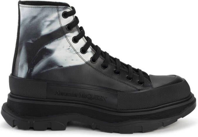 Alexander McQueen Tread Slick laarzen Zwart