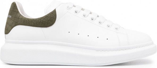 Alexander McQueen Leren sneakers Wit