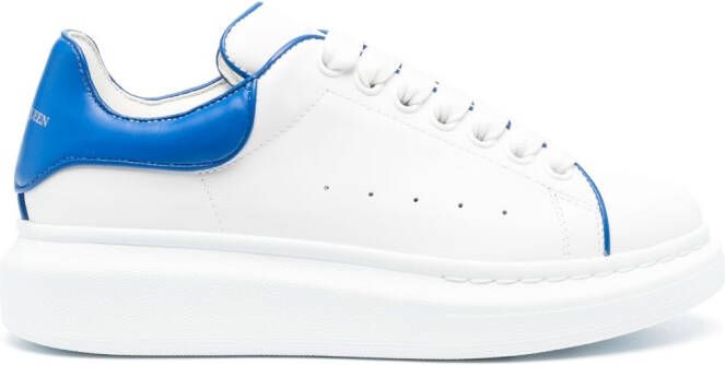 Alexander McQueen Leren sneakers Wit