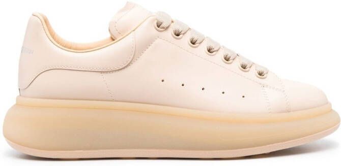 Alexander McQueen Oversized low-top sneakers Beige