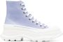 Alexander McQueen Tread Slick laarzen Paars - Thumbnail 1
