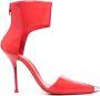 Alexander McQueen Pumps met metalen neus Rood - Thumbnail 1