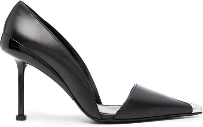 Alexander McQueen Punk leren pumps Zwart