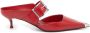 Alexander McQueen Punk muiltjes met gesp Rood - Thumbnail 1