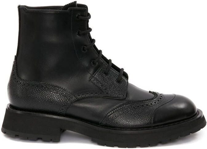 Alexander McQueen Punk Worker veterlaarzen Zwart