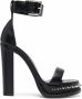 Alexander McQueen Sandalen met hoge hak Zwart - Thumbnail 1