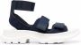 Alexander McQueen Sandalen met klittenband Blauw - Thumbnail 1