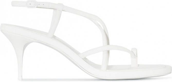 Alexander McQueen Sandalen met open neus Wit