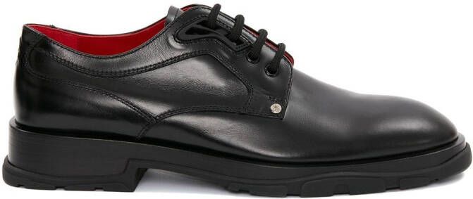 Alexander McQueen Slim Tread derby schoenen Zwart