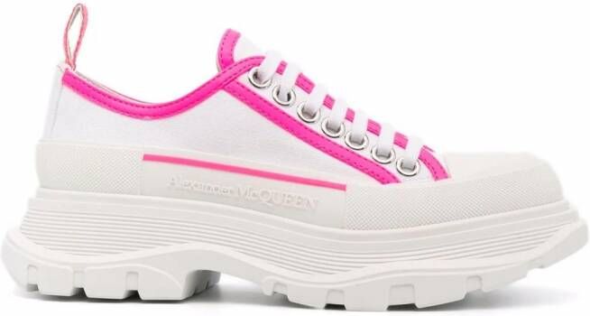 Alexander McQueen Sneakers met chunky streep Wit