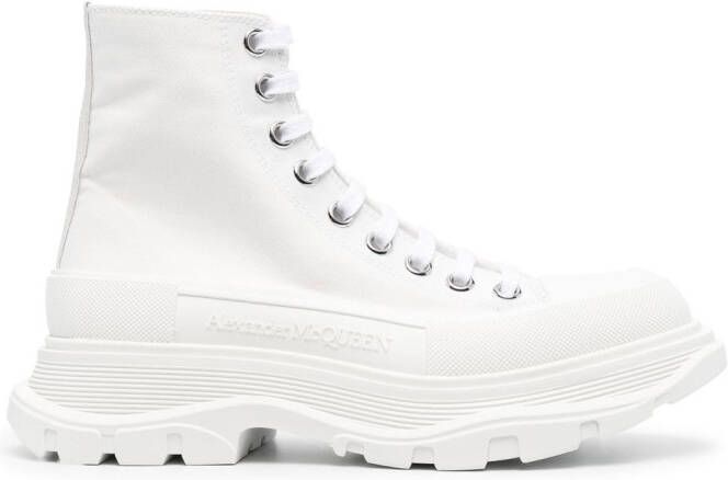 Alexander McQueen Tread Slick laarzen Wit