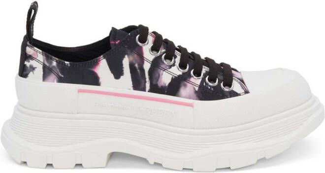 Alexander McQueen Sneakers met plateauzool Zwart