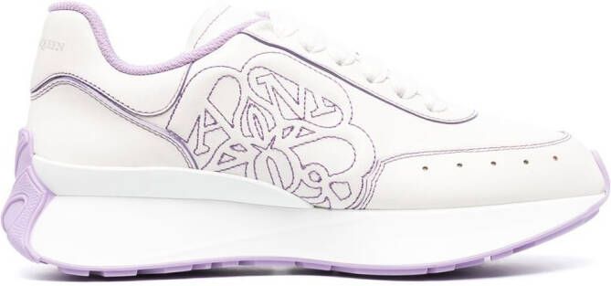 Alexander McQueen Sprint Runner low-top sneakers Wit