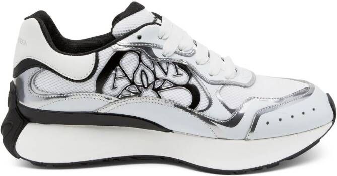 Alexander McQueen Sprint Runner low-top sneakers Wit