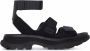Alexander McQueen Tread sandalen Zwart - Thumbnail 1