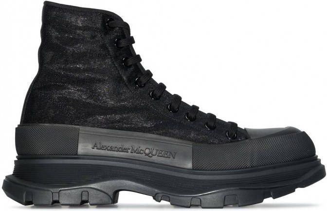 Alexander McQueen Tread Slick laarzen Zwart