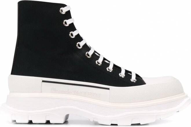 Alexander McQueen Tread Slick high-top sneakers Zwart