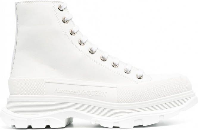 Alexander McQueen Tread Slick laarzen Wit