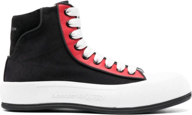 Alexander McQueen Tread Slick sneakers Zwart