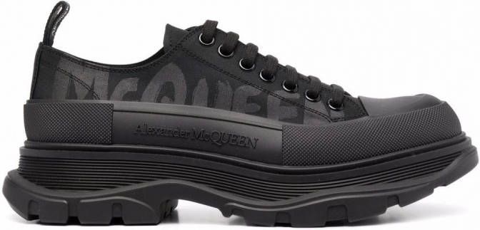 Alexander McQueen Tread Slick low-top sneakers Zwart