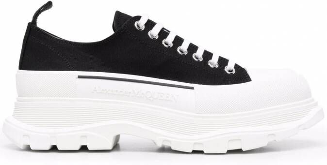 Alexander McQueen Tread Slick low-top sneakers Zwart