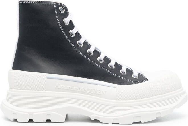 Alexander McQueen Tread Slick veterlaarzen Blauw