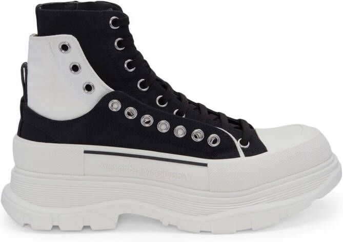 Alexander McQueen Tread Slick veterlaarzen Zwart