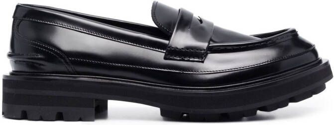 Alexander McQueen Penny loafers Zwart